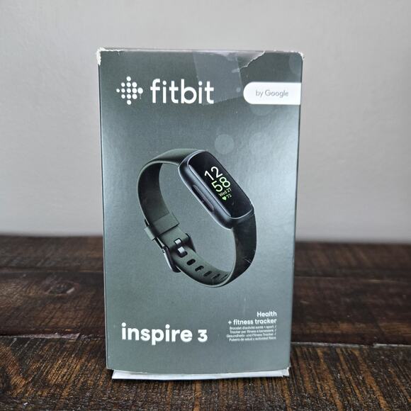fitbit Other - Fitbit Inspire 3 Heart Rate Monitor Health & Fitness Tracker Black Midnight